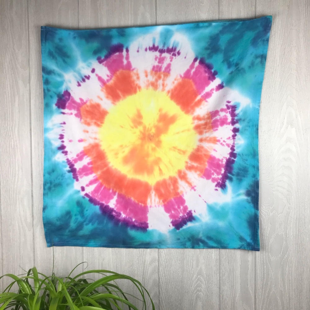 New Custom tie dye tea towel kitchen dish towel